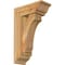 Ekena Millwork Imperial Traditional Rough Sawn Bracket w/ Offset Brace, Western Red Cedar, 6"W x 14"D x 22"H BKT0604X14X22IMP01RWR - alternate 1